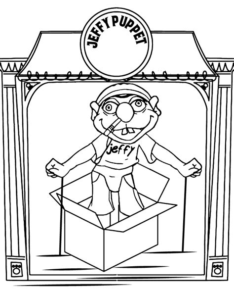 Puppet Coloring Pages 的图像结果