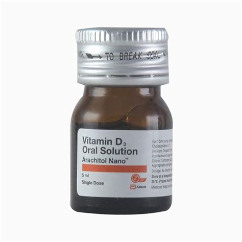Arachitol Nano 60K IU - Bottle of 4x5ml Oral Solution : Amazon.in ...