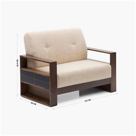 Buy Delport Nomad Fabric 2-Seater Sofa - Beige from Home Centre at just ...