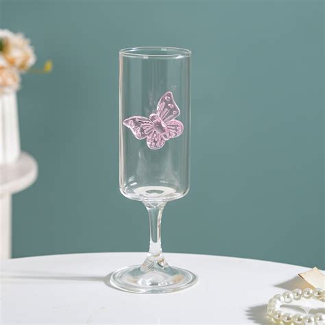 Butterfly Blush Champagne Glass 190ml Online - Premium Champagne Glass ...
