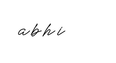 83+ Abhi Name Signature Style Ideas | Unique E-Sign