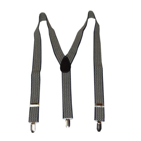 Buy NAVAKSHA Navy Blue Y-Back Suspender for Men at Amazon.in