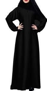 holidayfashion Nida Matte Self Design Burqa With Hijab Price in India ...