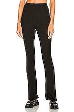 Enza Costa Slit Legging in Black | REVOLVE