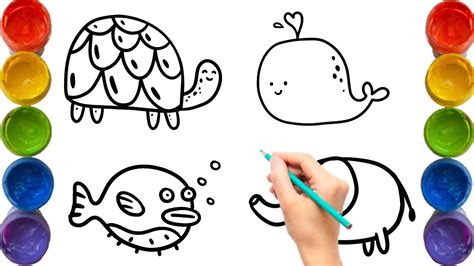 Image result for Animal Coloring Tutorial