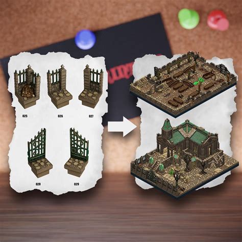 Buy Modular Graveyard Terrain Tiles | Cemetery Necropolis Blocks ...