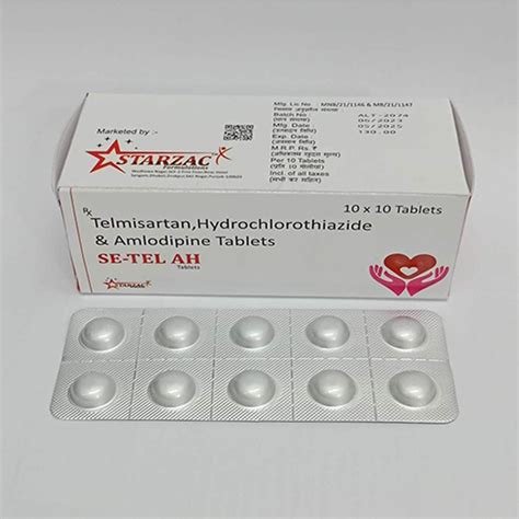 Se tel ah - Telmisartan, Hydrochlorothiazide & Amlodipine Tablets ...