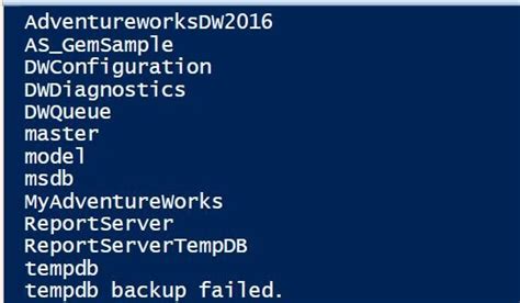 PowerShell Script to Backup SQL Server Database 的图像结果