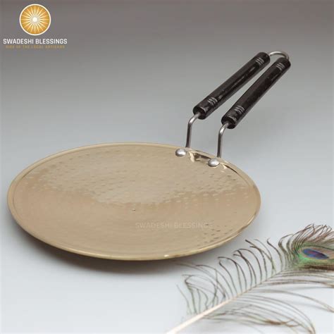 SWADESHI BLESSINGS Exclusive Range Brass Tawa/Teflon-Free/Naturally No ...