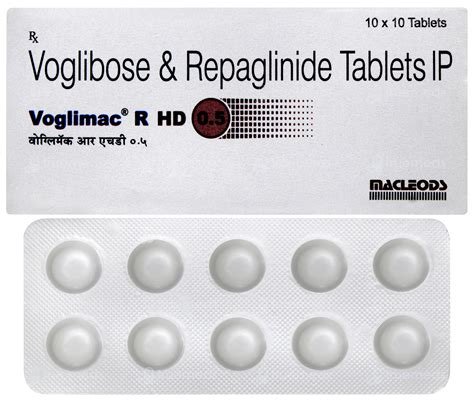 Voglimac R Hd 05 Mg Tablet 10 - Uses, Side Effects, Dosage, Price ...