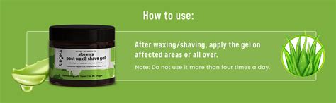 Sirona Natural Mineral Oil Free Post Shave Gel After Shaving Lotion for ...