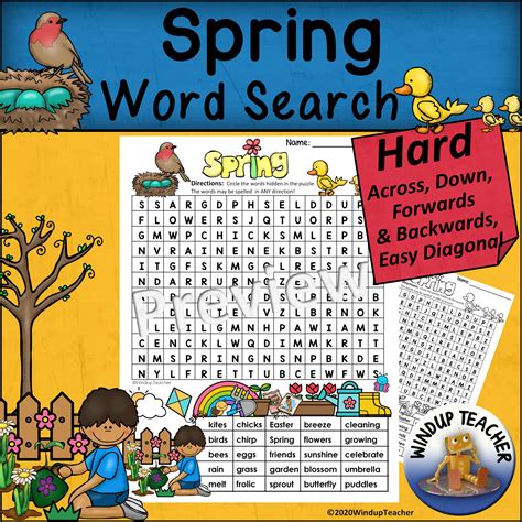 Image result for Spring Word Search Printable Difficult
