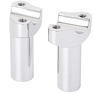 Chern Yueh 3.5 Chrome 3.5" Straight Handlebar Riser and Bolts for ...
