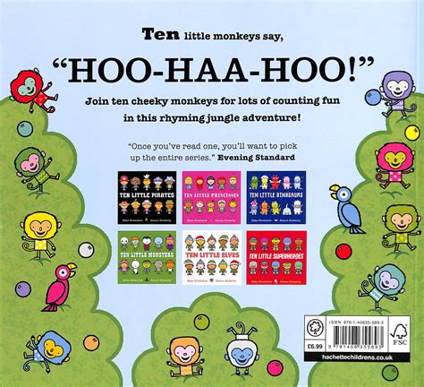 Ten Little Monkeys by Brownlow, Mike (9781408355893) | Browns Books