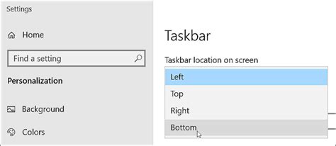 Image result for Change Taskbar Location