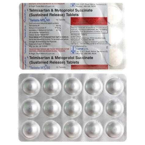 Telista MT 50 - Strip of 15 Tablets : Amazon.in: Fashion
