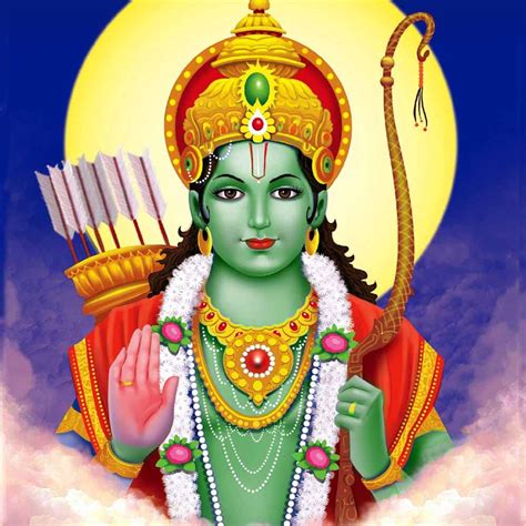 wallpics® Lord Shree Ram Religious Waterproof Vinyl Sticker Poster ...