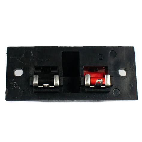 2 Position Jack Push In Audio Speaker Terminal Connector (Big ...