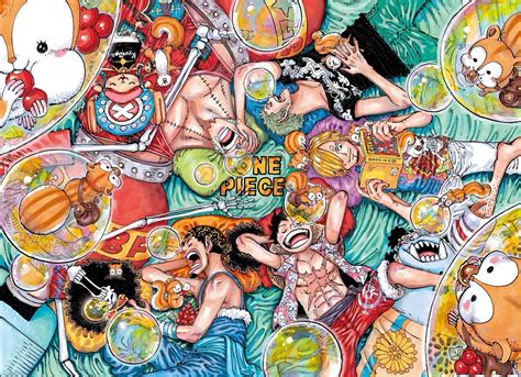 one piece color spread | วันพีซ