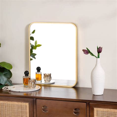 Wall Decor Mirror Gold 20 x 16 Inches Online - Premium Wall Mirror ...