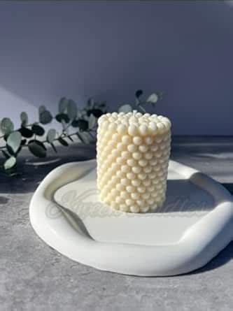 Kween Soy Wax Bubble Pillar Candle (Pack of 2) : Amazon.in: Home & Kitchen