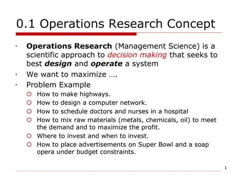 Operational Research Examples 的图像结果