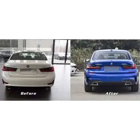 Car Craft Compatible With Bmw 3 Series G20 2020 M Tech Rear Bumper ...