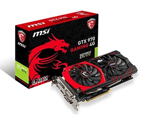 MSI GAMING GeForce GTX 970 4GB OC DirectX 12 VR READY (GTX 970 GAMING ...