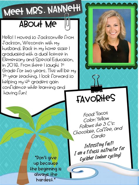 Mrs. Nannetti – Ocean Palms Elementary School