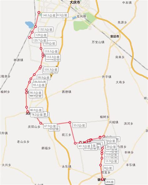 中国最长公交车线路：全程140公里，来回要折腾一天_大庆