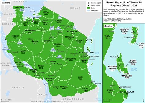 Tanzania Population and Buildings 2022 – geo.fyi