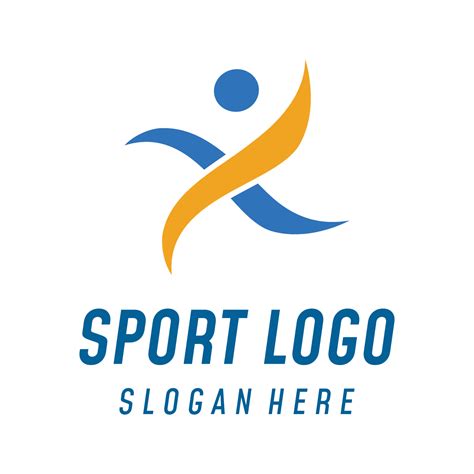 Sprinter sport logo design for athletics, running competition, sport ...