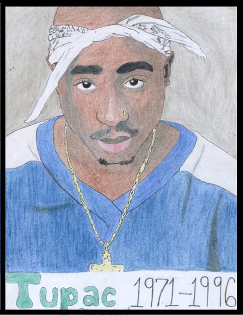 Tupac Portrait Drawing 的图像结果