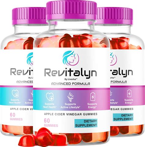 Amazon.com: (3 Pack) Revitalyn Gummies - Revitalyn Apple Cider Vinegar ...