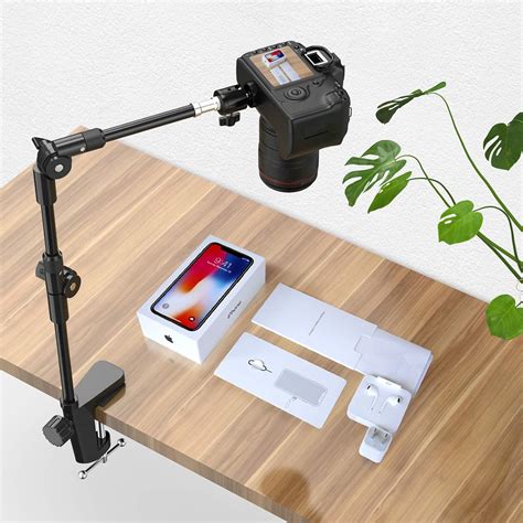 KDD Flexible Webcam Stand with Phone Holder & Gooseneck India | Ubuy