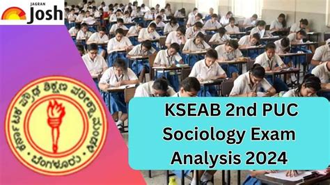 Karnataka Board KSEAB 2nd PUC Sociology Exam Analysis 2024: Paper ...