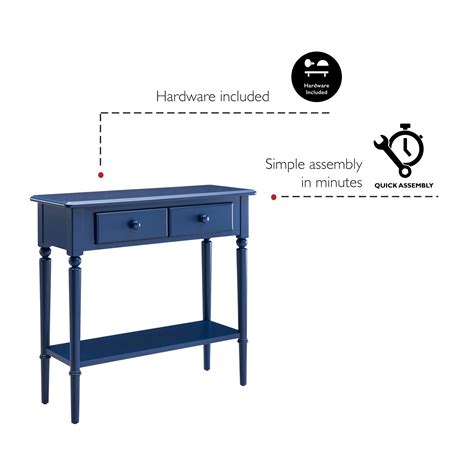 Coastal Console Table Navy Blue | Furniture | Today's Design House