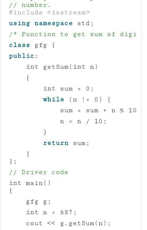 Write a program to input a number from the user and display the sum of ...