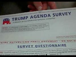 Trump agenda survey