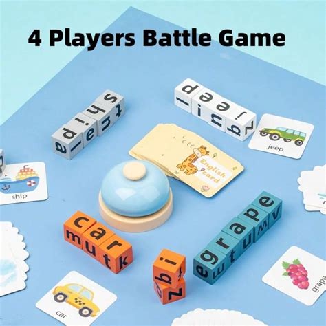 English Spelling Word Learning Toys For Children Aged 3-6 Years ...