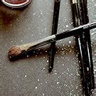 Wiseshe Flat Eye Makeup Brush (Set Of 2 With Case) Natural Pony Hair ...