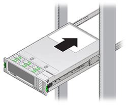 Installing a ZS5-4 onto the Rack Slide Rails - Oracle® ZFS Storage ...