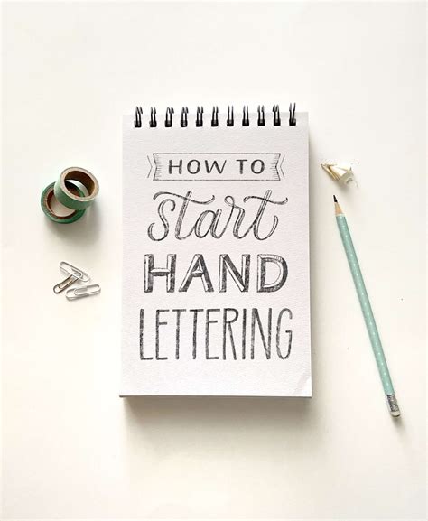 How to Start Hand Lettering: Simple Beginner's Guide - By Heidi Grace