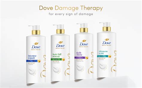 Buy Dove Intense Repair Shampoo 1 L| Repairs Dry and Damaged ...