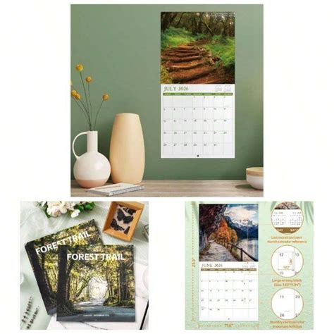 2026 Calendar - 2026 Wall Calendar 12 Months From Jan. 2026 - Dec. 2026 ...