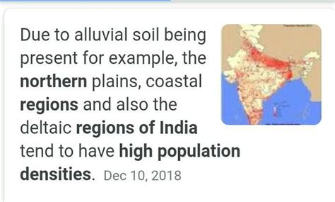 Why is the population density in the northern plains of our country ...