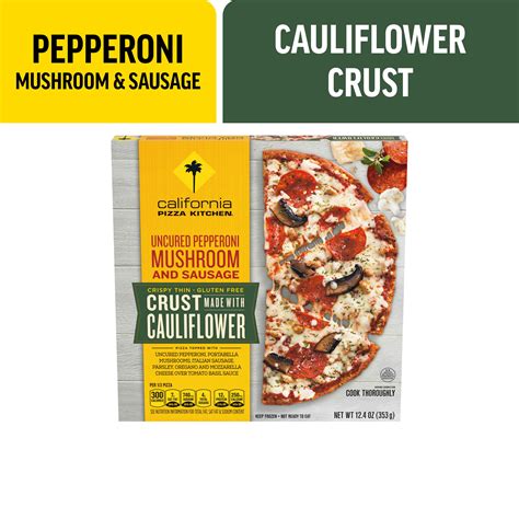 Buy California Pizza Kitchen Pepperoni, Mushroom & Sausage, Crispy Thin ...