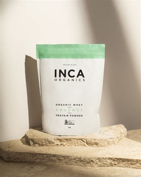 Inca Organics | CERTIFIED ORGANIC WHEY COCONUT PROTEIN POWDER 1kg