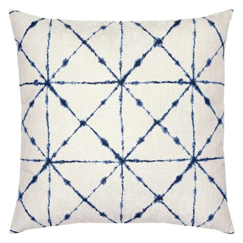 22" Square Elaine Smith Pillow Trilogy Indigo by Elaine Smith | Square ...