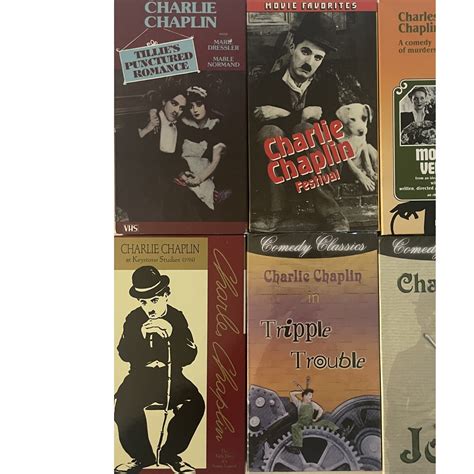 CHARLIE CHAPLIN - VHS Movie Tape Lot - Beatle Memories